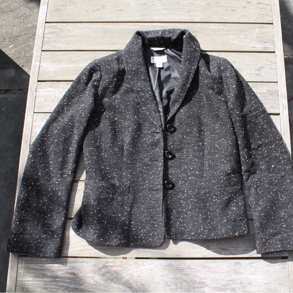 Jacket with Black and white spots